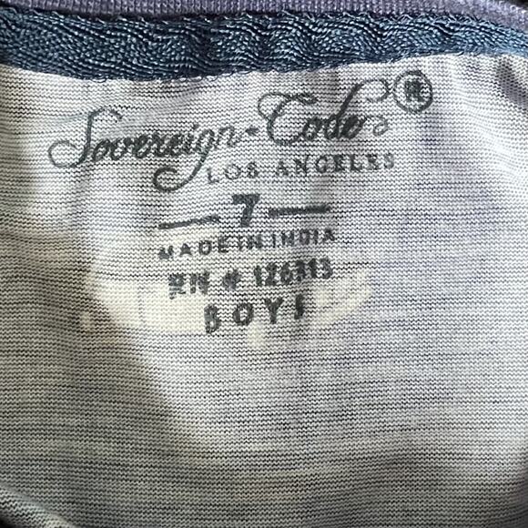 Sovereign Code Worker Truck Print Long Sleeve Pocket Tee Size 7 - Picture 7 of 9